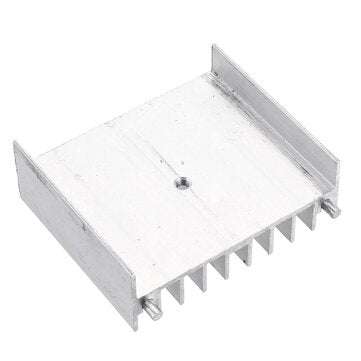 25pcs Transistor Radiator Power Amplifier Chip Heat Sink Thyristor Aluminum Heat Sink 47*16.5*40MM