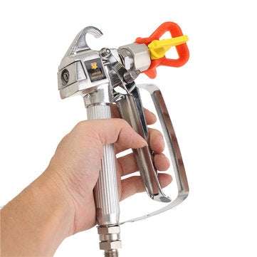 3600PSI Red High Pressure Airless Paint Spray Gun With Yellow Spray Tip