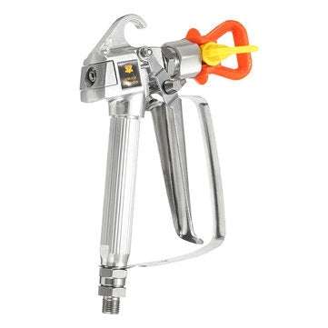 3600PSI Red High Pressure Airless Paint Spray Gun With Yellow Spray Tip