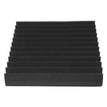 6Pcs Triangular Sound Insulation Cotton KTV Muffler Sponge Sound Insulation Foam Pad Wall Sound Abso