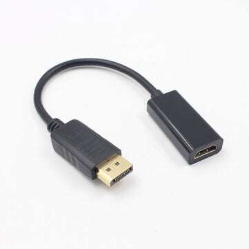 DP to HDMI Cable Adapter Male To Female for HP for DELL Laptop PC Display Port to 1080P HDMI Cable A