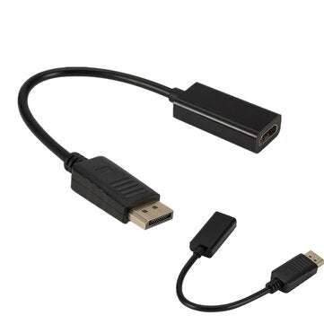 DP to HDMI Cable Adapter Male To Female for HP for DELL Laptop PC Display Port to 1080P HDMI Cable A