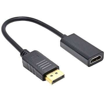 DP to HDMI Cable Adapter Male To Female for HP for DELL Laptop PC Display Port to 1080P HDMI Cable A