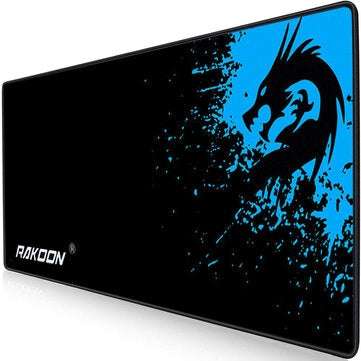 Rakoon Gaming Mouse Pad Large Size Anti-slip Natural Rubber PC Smooth Computer ... (SIZE: 400*900MM)