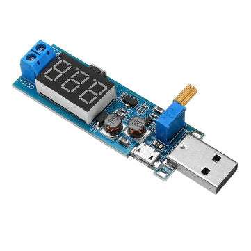 5pcs DC 3.5- 12V To DC 1.2-24V DC-DC USB Step UP / Down Power Supply Module Adjustable Boost Buck Co