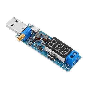 5pcs DC 3.5- 12V To DC 1.2-24V DC-DC USB Step UP / Down Power Supply Module Adjustable Boost Buck Co