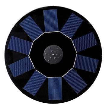 7V 1.4W Solar Powered Floating Birdbath Water Fountain Pump LED Pond Pool Decor