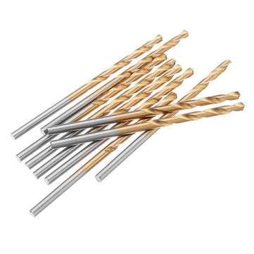 60pcs 1/1.5/2/2.5/3/3.5mm HSS Titanium Coated Twist Drill Bit Straight Shank Drill