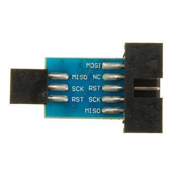 5pcs 10 Pin To 6 Pin Adapter Board Connector ISP Interface Converter AVR AVRISP USBASP STK500 Standa