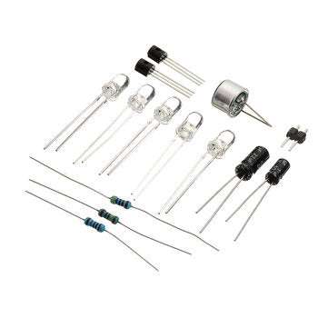 10pcs DIY Voice Controlled Melody Light 5MM Highlight DIY LED Flash Electronic Training Kit