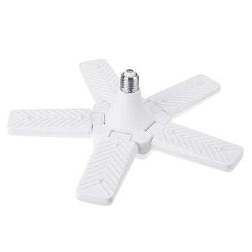300W E27 Deformable LED Garage Light Bulb Foldable 5 Blade Ceiling Lamp Workshop Supermarket Lightin