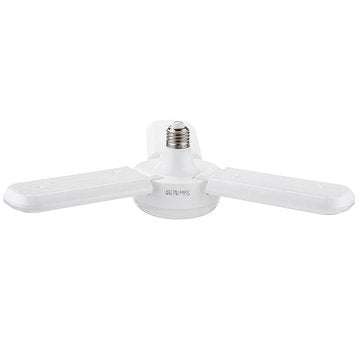 AC175-265V E27 48W Pure White Angle Adjustable 3+1 Foldable 120LED Ceiling Light Bulb Indoor Garage
