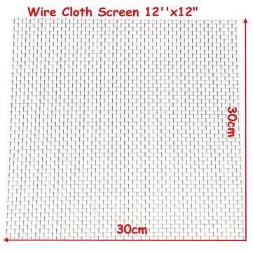 30x30cm Woven Wire 304 Stainless Steel Filtration Grill Sheet Filter 5 Mesh