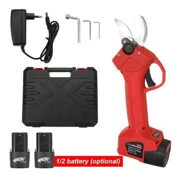 25mm Pro Cordless Electric Branch Scissor Pruning Shear Pruner Cutter Garden Kit (NUMBER: 2)