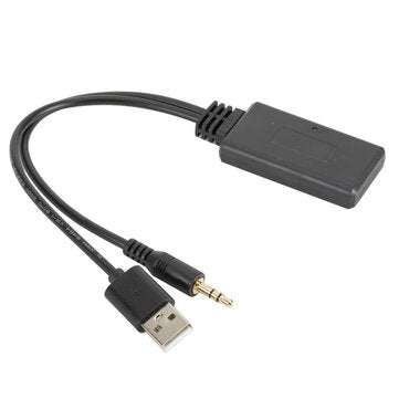 Car AUX Bluetooth Audio Receiver CD Player Audio 3.5mm AUX Audio Output USB Wireless Music 5.0 Adapt