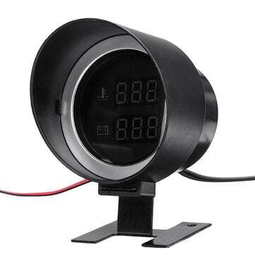 2``52mm Air Pressure Gauge Bar Dual Digital Display Ride Meter KIT & Sensor