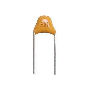 100pcs 200pF 5.08MM 201 50V Multilayer Monolithic Ceramic Capacitor