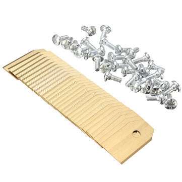60pcs 0.6MM Titanium Coating Replacement Blade Screw Set for Lawnmower Gardena