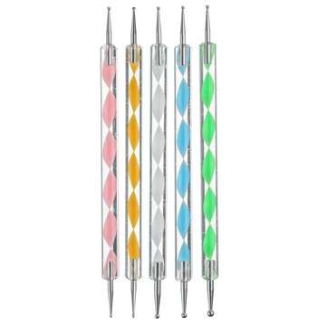 20Pcs Mandala Dotting Tools Set Rock Painting Kit Nail Art Pen Paint Stencil