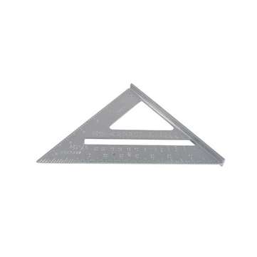 7 Inch English Triangle Ruler 17CM 30CM Metric Triangle Ruler Angle ... (SIZE: 7INCH | COLOR.: GREY)