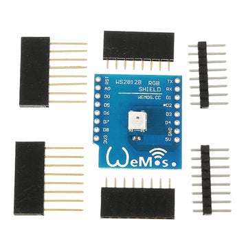 3Pcs Geekcreit WS2812B RGB Shield Expansion Module For D1 Mini Development Board