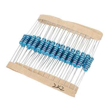 50pcs 1W 2.2KR Metal Film Resistor 1% 2.2K ohm Resistance