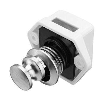 10Pcs Push Button Drawer Cupboard Door Catch Lock Caravan Rv Cabinet Latch Knobs