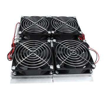 DC 12V 30A Semiconductor Refrigeration Radiator Cooling Equipment Plate Module With Four Fan