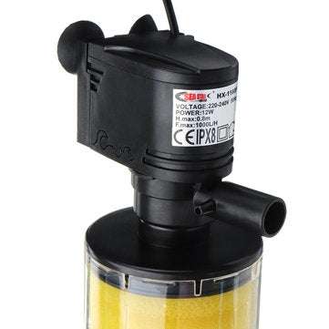 12W 1PCS Aquarium Filter Aquarium Internal Filter Oxygen Submersible Water Pumps For Fish Tank Pond