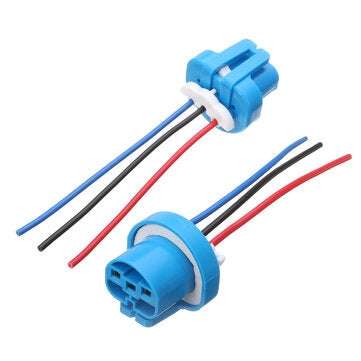 2pcs LED Bulb Lamp Light Wire Connector Plug Socket Holder 9007 9004 HB5
