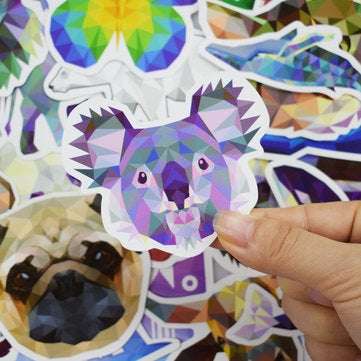 35Pcs Animal Car Stickers Mixed Funny Cartoon For Luggage Laptop Computers Bicycles Decor Motorcycle