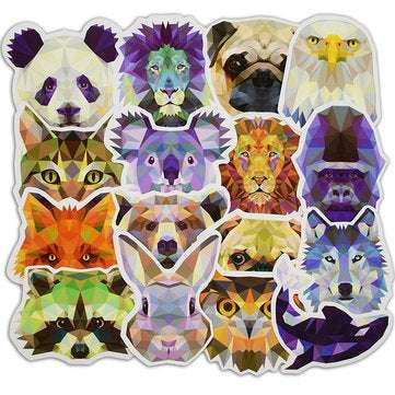 35Pcs Animal Car Stickers Mixed Funny Cartoon For Luggage Laptop Computers Bicycles Decor Motorcycle