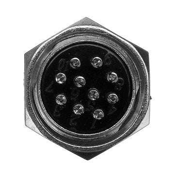3Set GX16-10 Pin Male And Female Diameter 16mm Wire Panel Connector GX16 Circular Aviation Connector