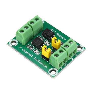2 Channel 817 Optocoupler 2-way Voltage Isolation Board Voltage Control Adapter Module