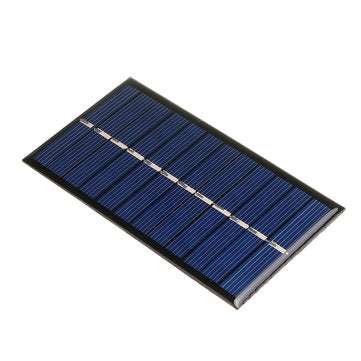 3pcs 6V 1W 60*110mm Polycrystalline Mini Solar Panel Epoxy Board for DIY Learning