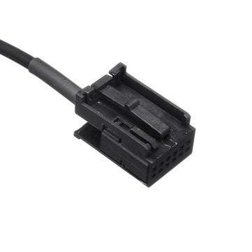 12 Pin 3.5mm AUX USB Interface Panel Adapter For BMW Mini Cooper E39 E53 X5 Z4 E85 E86 X3 E83