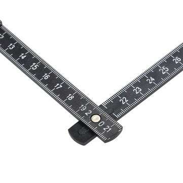 1M Slide Ten-Parts Folding Ruler Fold Up Rulers Versatile Inside Reading Carpenter Meter Measuring T