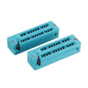 2pcs IC Lock Seat Zif Socket Test Universal zif Sockets 28Pin Narrow