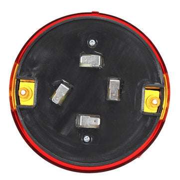 12V 24V Car Rear LED Tail Light Brake Stop Turn Signal Lamp Round Hamburger For Lorry Truck Car Van