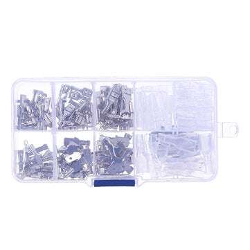 180pcs Silver Insulated Wire Connector Electrical Wire Crimp Terminals 2.8 4.8 6.3mm Spade Connector