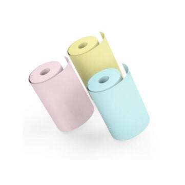 5 Rolls Colorful 57mm x 30mm Thermal Receipt Paper (COLOR.: YELLOW)