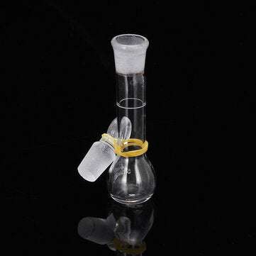 5mL Clear Glass Volumetric Flask w/ Glass Stopper Lab Chemistry Glassware