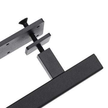12 Inch Rustic Barn Door Handle for Sliding Door Barn Door Hardware Black Door Pull Plate Antique Lo