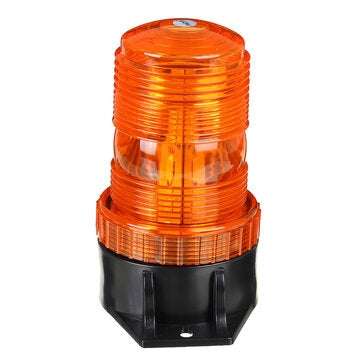 12V-24V 30 LED 5730 Rotating Flashing Amber Beacon Flexible Tractor Warning Light For ATV Boat Truck
