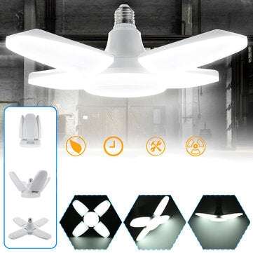 100W E26/E27 Foldable 235LED Garage Light Bulb Mining Workshop Supermarket Ceili... (QUANTITY: 2PCS)