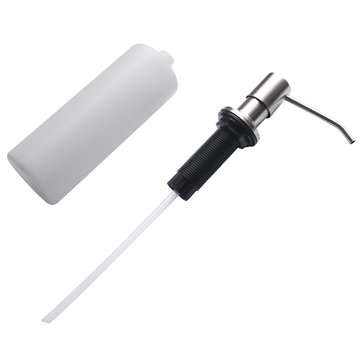 300ml Stainless Steel Kitchen Soap Dispenser DIY Sink Liquid Shampoo Lotion