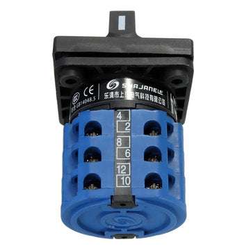 12 Terminals 4 Positions Rotary Cam Changeover Switch