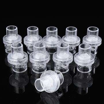 10Pcs Disposable One-way CPR Mask Training Valves Mouthpieces Micromask  (SIZE: #4)