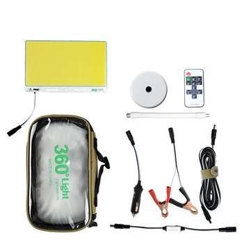 350W COB LED Portable Outdoor Magnet Camping Light Remote Control DC12V for Travelling Road Trip Nig