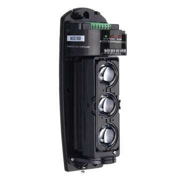 250M Alarm Triple Beam Photoelectric Infrared LED Detector Home Garden Security System Transmiter +